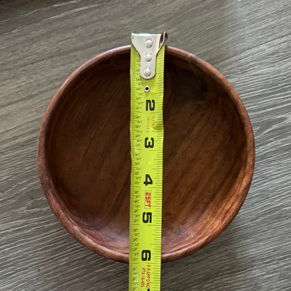 ✨ Rusticity ✨ Handcrafted Wooden Bowl - Picture 9 of 10
